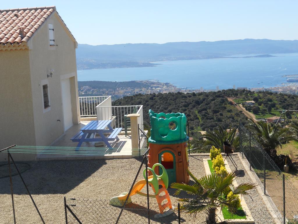 Gites Sassone, Vue Panoramique Sur Ajaccio Et La Mer Alata Zimmer foto